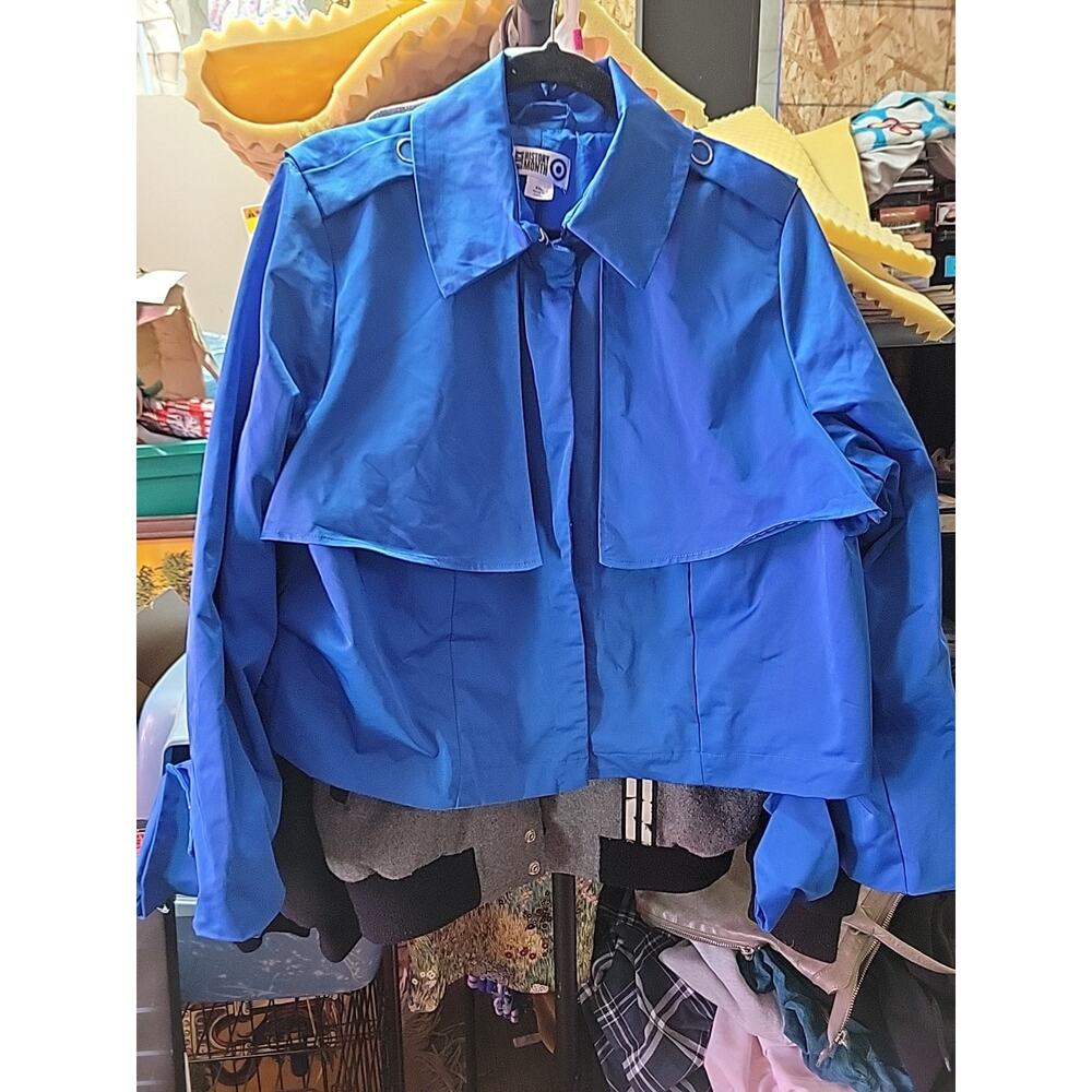 Black History Month Jacket Womens XXL Blue Sammy B Adult Cropped Shacket Target